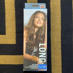 Red hair extensions/ clip in